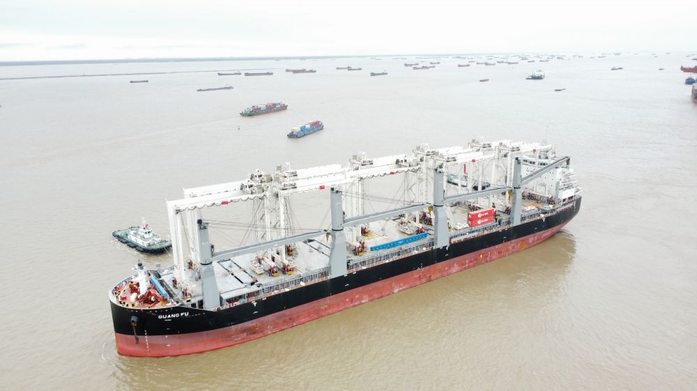 交付在即 | GENMA品牌埃及40臺全電RTG項目最后一批設(shè)備啟航(圖1)