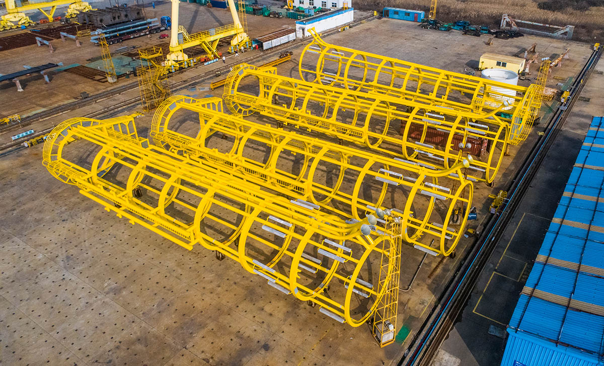 海上風(fēng)電單樁基礎(chǔ)套籠