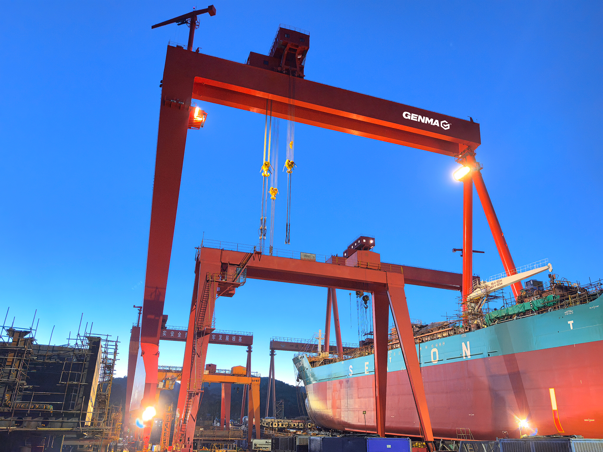 喜報(bào) | GENMA成功中標(biāo)一臺(tái)造船門式起重機(jī)項(xiàng)目(圖1) 喜報(bào) | GENMA成功中標(biāo)一臺(tái)造船門式起重機(jī)項(xiàng)目(圖1)