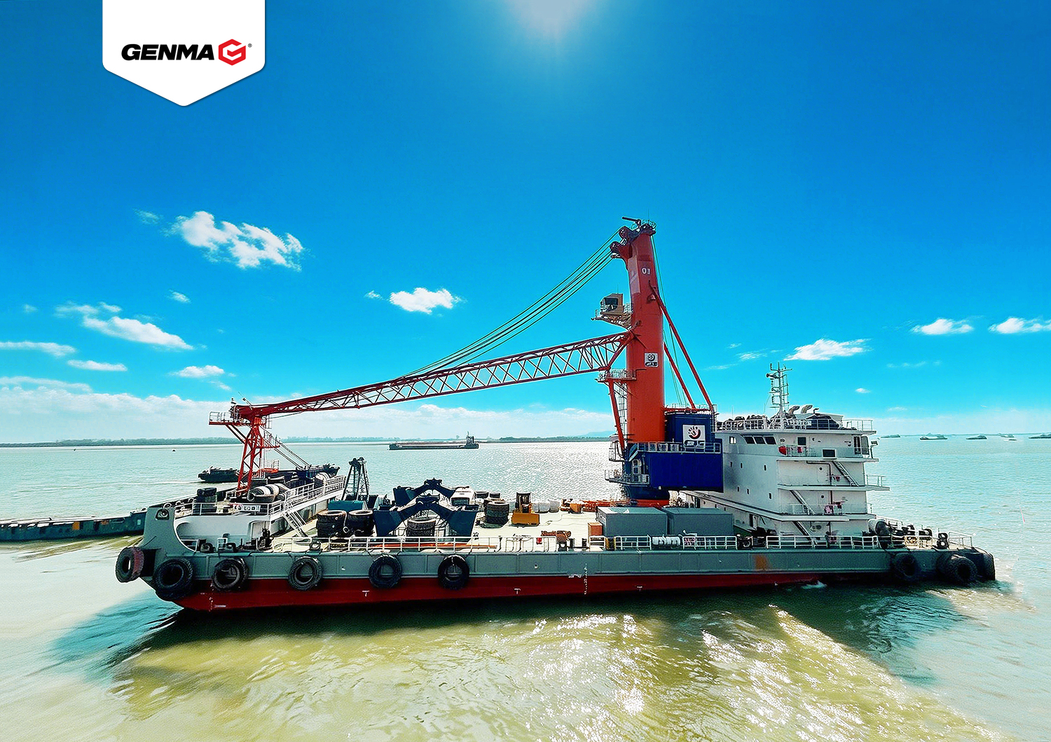 GENMA連續(xù)交付三臺過駁吊(圖1)